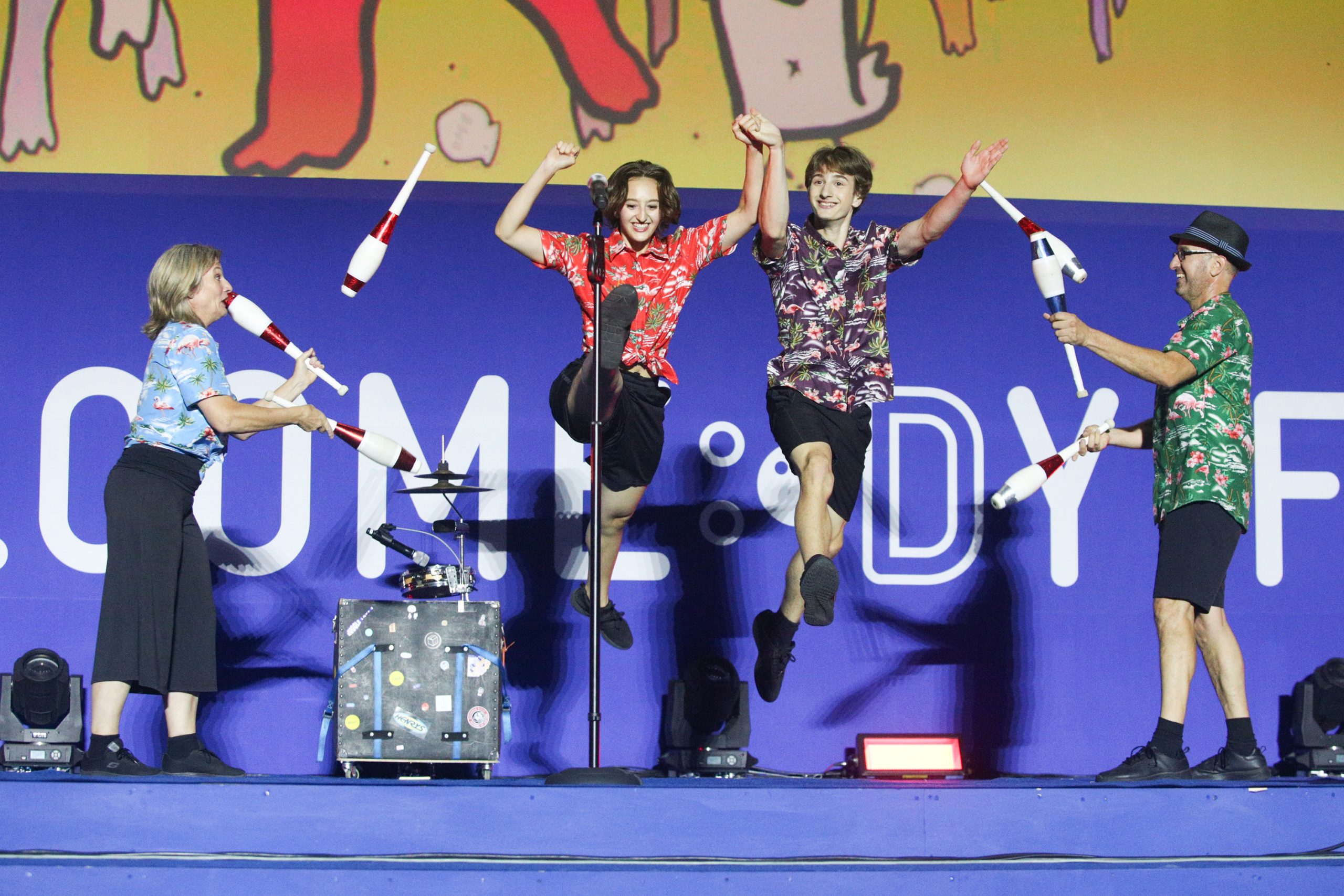 Les touristes Family Circus